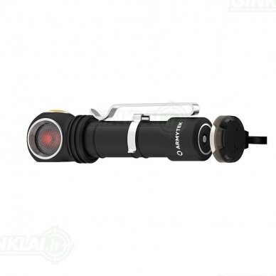 Armytek prožektorius Wizard C2 WR Magnet USB White & Red 1100 lm & 230 lm 1