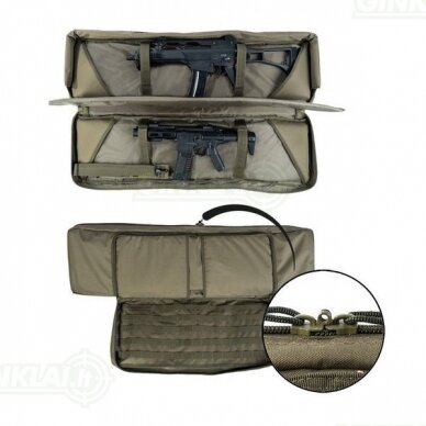 Dėklas Mil Tec Double GunCase OD Green 16193401 1