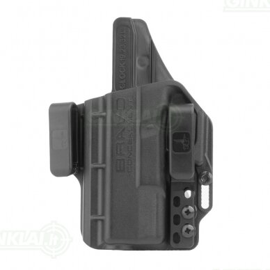 Dėklas pistoletui Bravo Concealment IWB Holster for Glock 19 LH Kairiarankiui