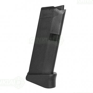 Dėtuvė Glock 43 6 šovinių su prailginimu, 9x19