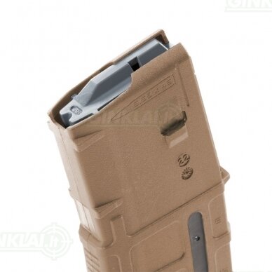 Dėtuvė Magpul PMAG30 AR-15, M4 GEN M3 Window Medium Coyote Tan MAG556-MCT 5,56x45, .223 2