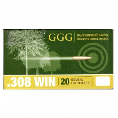 GGG .308 Win. HPBT 168gr/10,9g 20 vnt.