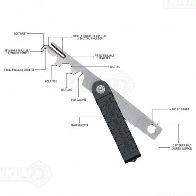 Gremžtukas Real Avid Scraper AR15 AVAR15S 3