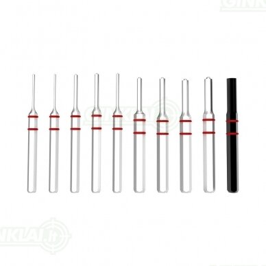 Kaiščių išmušėjai Real Avid Accu-Punch™ Hammer & Roll Pin Punch Set - AVHPS-RP 2