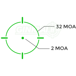 Kolimatrorinis taikiklis Holosun SCS MOS Green 1