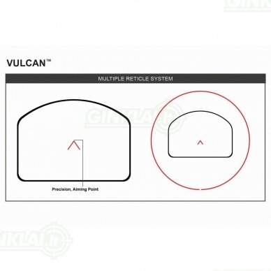 Kolimatorinis taikiklis Holosun HE507C-GR X2 ACSS Vulcan Green Dot 4