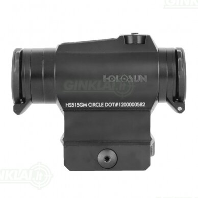 Kolimatorinis taikiklis Holosun HS515GM Dot Circle Multi Reticle Sight Killflash 2