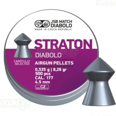 Kulkelės JSB Diabolo Straton 4,50 mm 500 vnt.