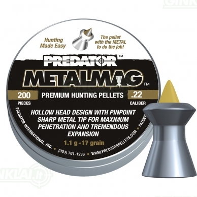 Kulkelės JSB Predator MetalMag 5,50 mm 200 vnt.