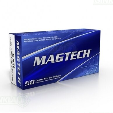 Magtech .45 AUTO FMJ SWC 230gr 45B 50vnt.