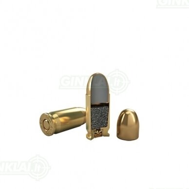 Magtech 9mm 9x17 380 Auto FMJ 95gr 380A 50vnt. 2