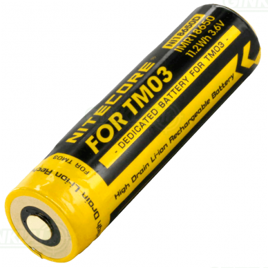 Nitecore TM03 NI18650D Li-ion Battery 3,6V 11,2Wh 1