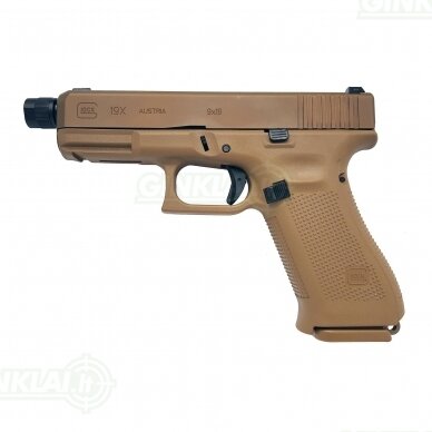 Pistoletas Glock 19X Coyote 9x19 TH