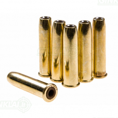 Pneumatinio revolverio užtaisymo gilzės Colt SAA 45 4,5mm Pellet 6 vnt.