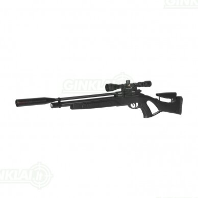 Pneumatinis PCP šautuvas Coyote Black Whisper 4,5 mm 27J