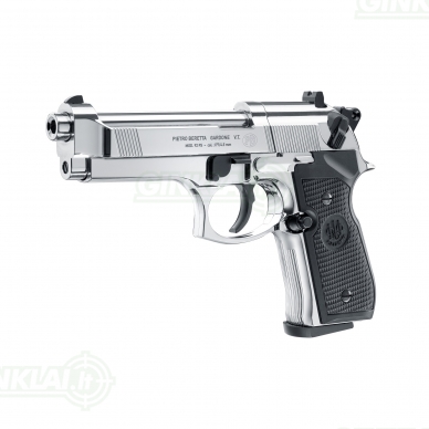 Pneumatinis pistoletas Beretta M92FS 4,5mm Pellet Chrome 1