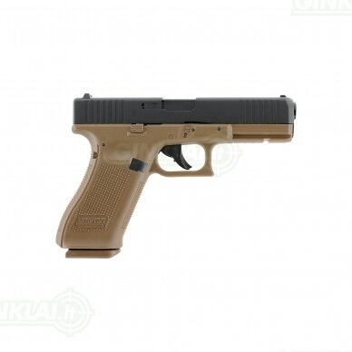 Pneumatinis pistoletas Glock 17 Gen5 Coyote 4,5 mm BBs 2