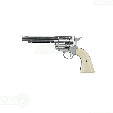 Pneumatinis revolveris Colt SAA 45 Nickel 4,5mm BB's