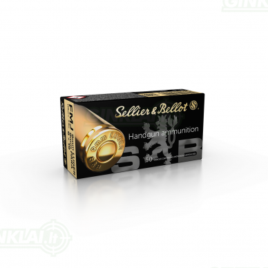 Sellier&Bellot 9 mm Luger 9x19 8,0 g, 50 vnt.