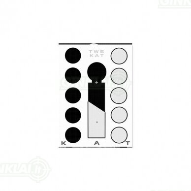 Taikinys Tactical Weapon System Shooting target TWS KAT 10 vnt.